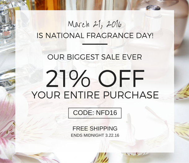 SAVE ON NATIONAL FRAGRANCE DAY! ForeverLux